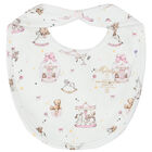 Baby Girls White & Pink Carousel Babygrow Set, 1, hi-res
